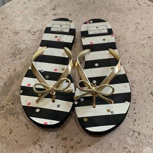Kate Spade Flip Flops size 8/9